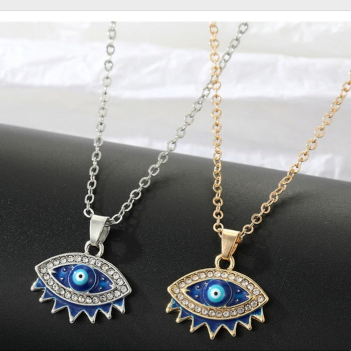 New Unique Design Classic evil eye necklace with chain chocker Women's
