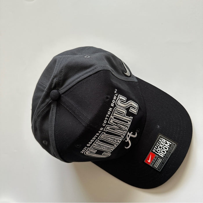 Official Locker Room Nike Alabama Cap 221 Goodyear Cotton Bowl Champs Hat/Cap