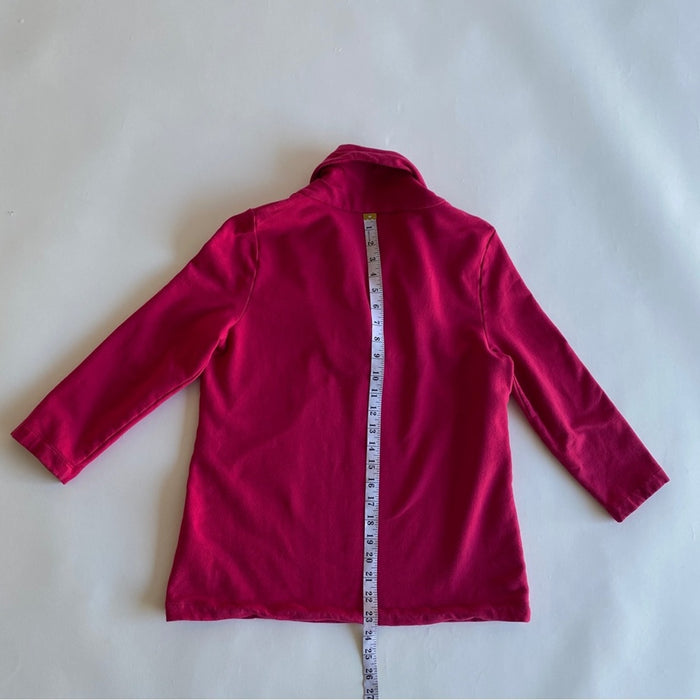 Pre - Loved Michael Michael Kors Size M Women’s Sleeveless Striped Logo Design  BlouseMichael Michael Kors Size M Women’s Sleeveless Striped Logo Design  BlouseTalbots Petite Size MP Women’s Cotton Long Sleeves Pink Pullover Blouse
