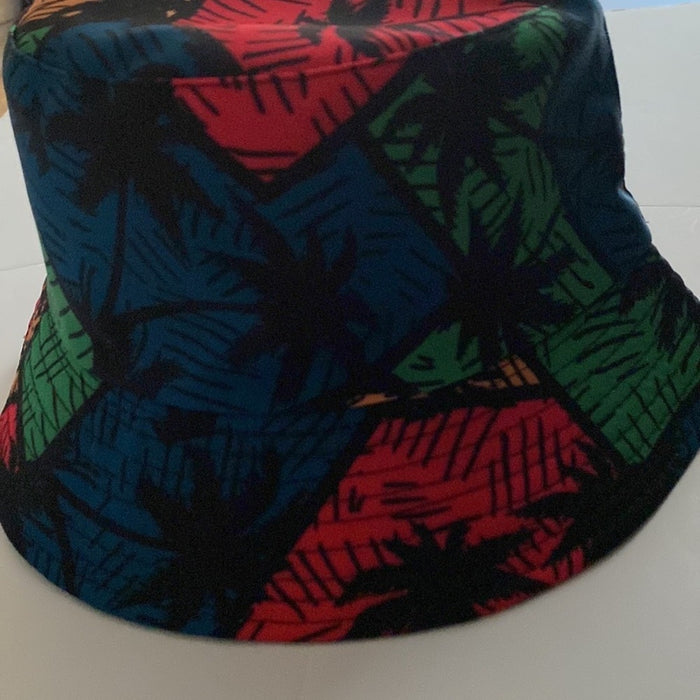 NEW! Bucket Women’s RGB Palm Leaves Womens Summer Sun Hats