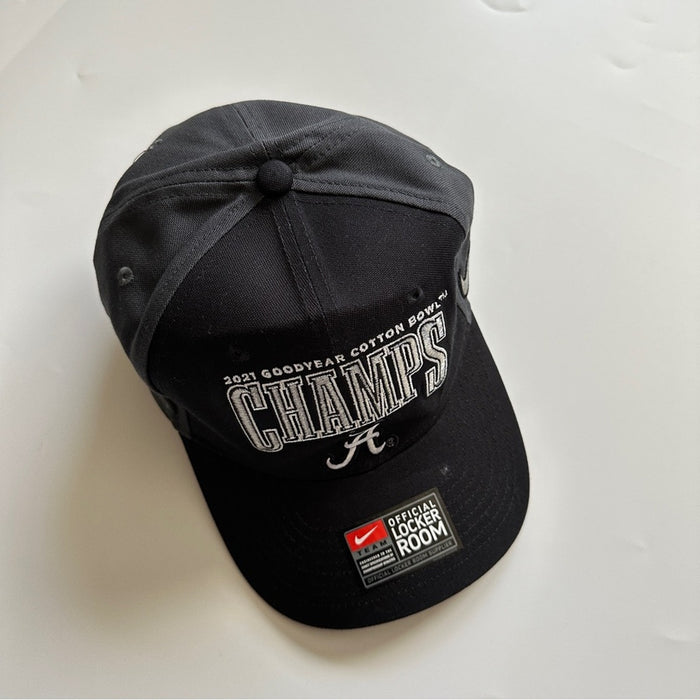 Official Locker Room Nike Alabama Cap 221 Goodyear Cotton Bowl Champs Hat/Cap