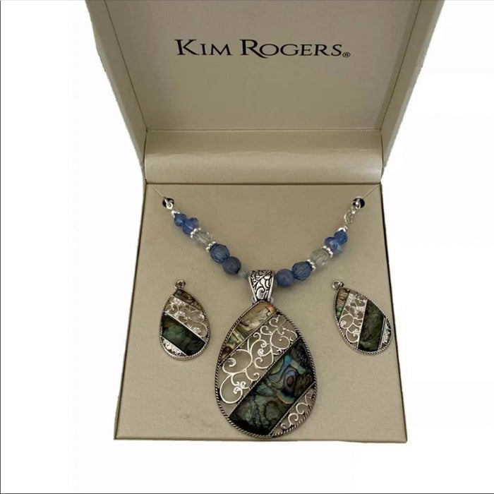Kim Rogers Women’s Necklace and Earrings Set.