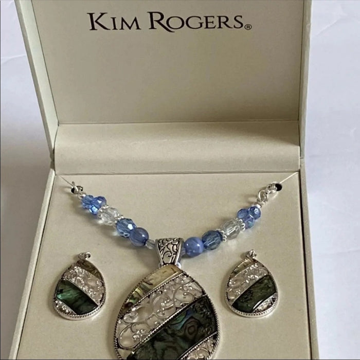 Kim Rogers Women’s Necklace and Earrings Set.