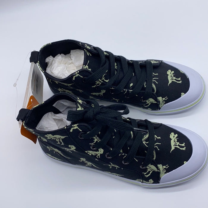 PanacheProse Gymboree Glow In The Dark Dinosaur HiTop Sneakers Size 4