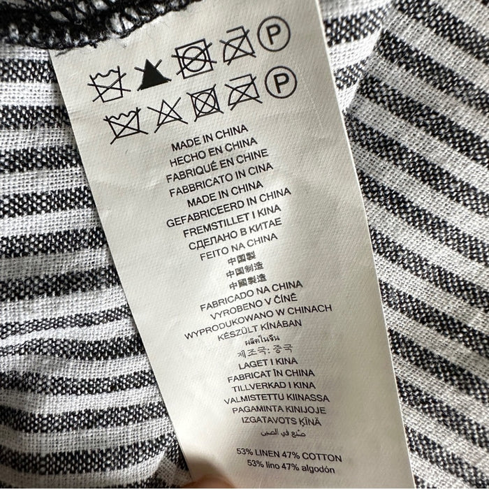 Michael Michael Kors Size M Women’s Sleeveless Striped Logo Design  Blouse