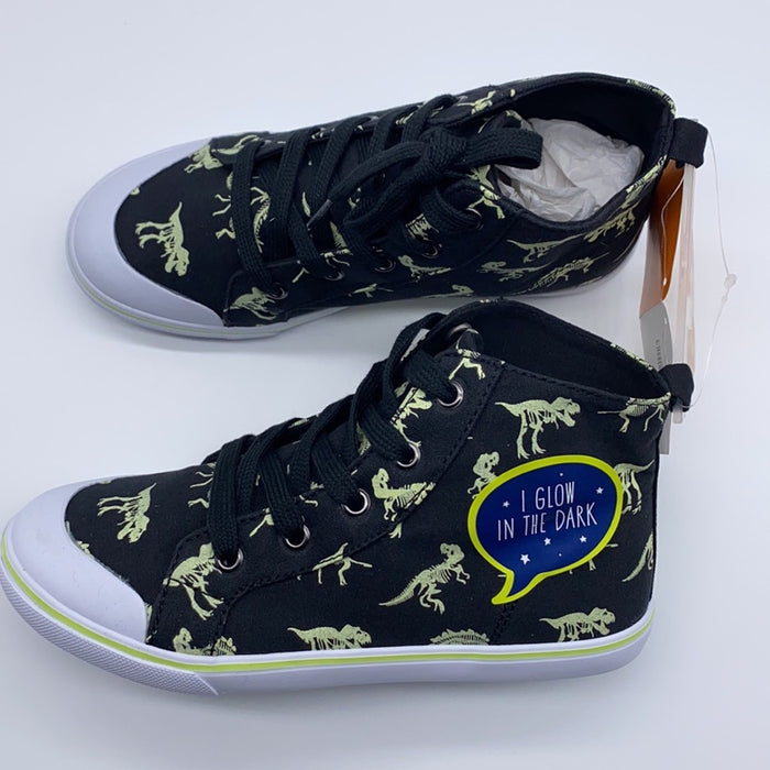 PanacheProse Gymboree Glow In The Dark Dinosaur HiTop Sneakers Size 4
