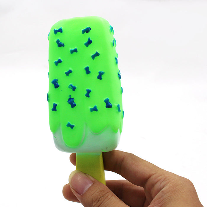 Interactive Dog Vinyl Ice Cream Toy