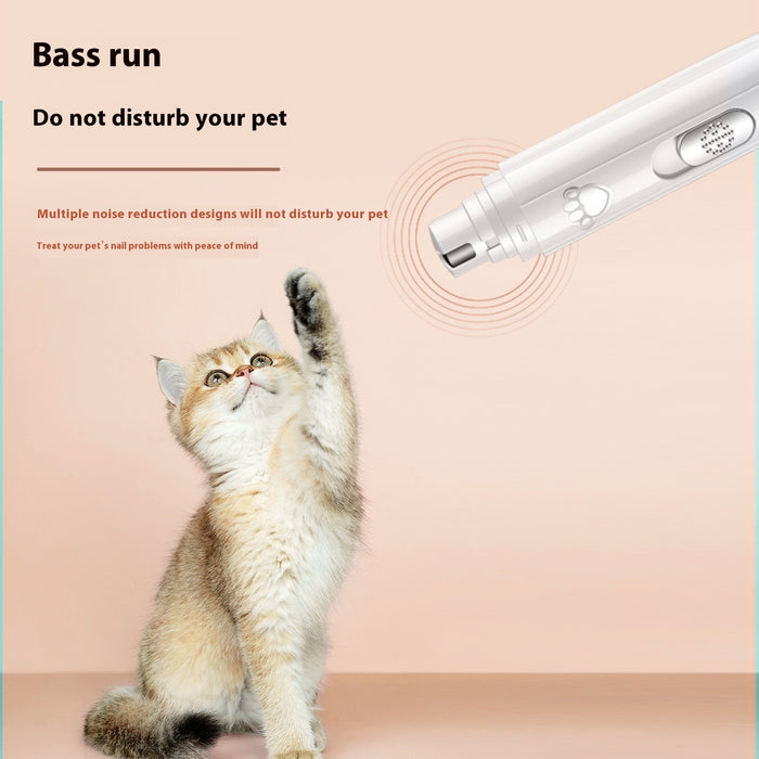 Cordless USB Rechargeable Pet Nail Trimmer – Effortless Grooming for Dogs & Cats