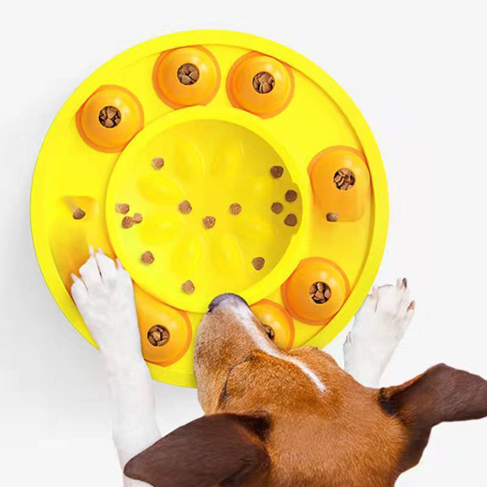 Interactive Dog Puzzle Feeder IQ-Boosting Slow Eating Toy