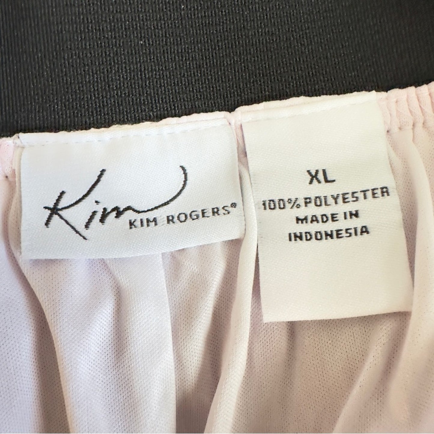 Kim Rogers Women’s Multicolor Elastic Waist Lining Pleated Skirt Size XL