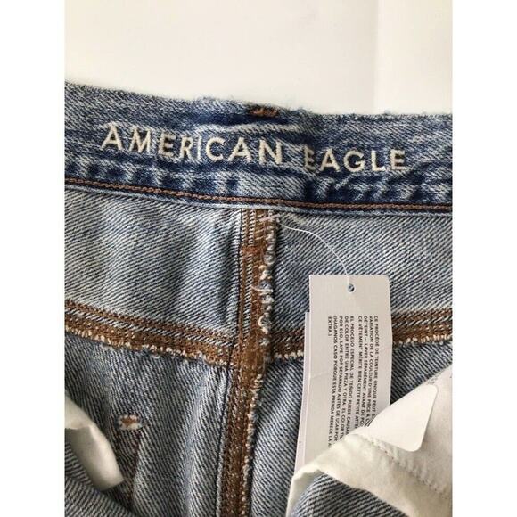 American Eagle Women Blue Distressed 5 Pockets Belt Loops Size US 4 Short