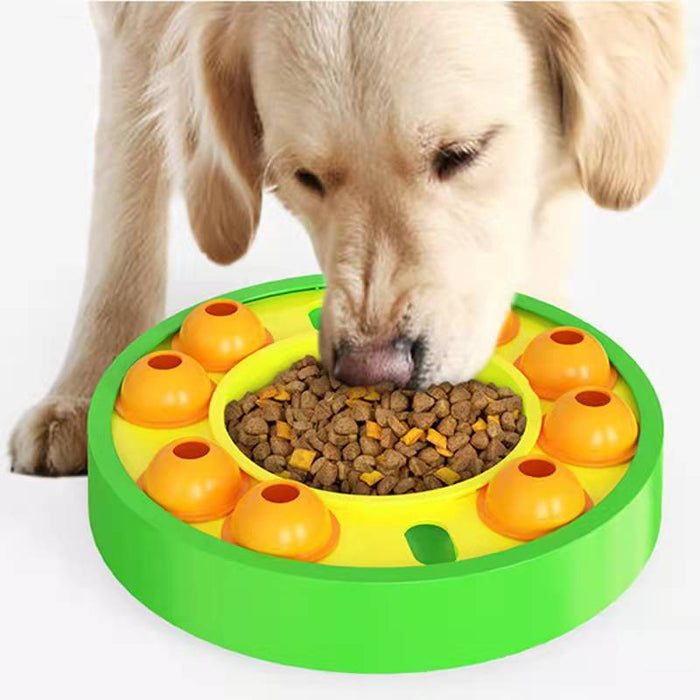 Interactive Dog Puzzle Feeder IQ-Boosting Slow Eating Toy