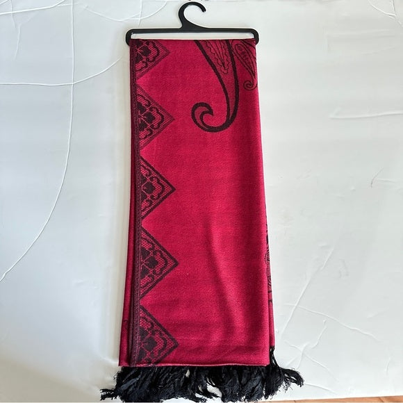 Women’s Pashmina Shawl Wrap Scarf Pattern Color (Supper Soft Size  25” x 75”