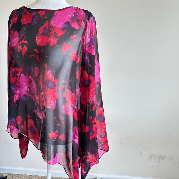 Vince Camuto Floral Blouse – Size XS