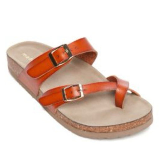 Madden Girl Women’s Adult Casual Buckle Bryceee Toe Ring Sandals Size 7.5M