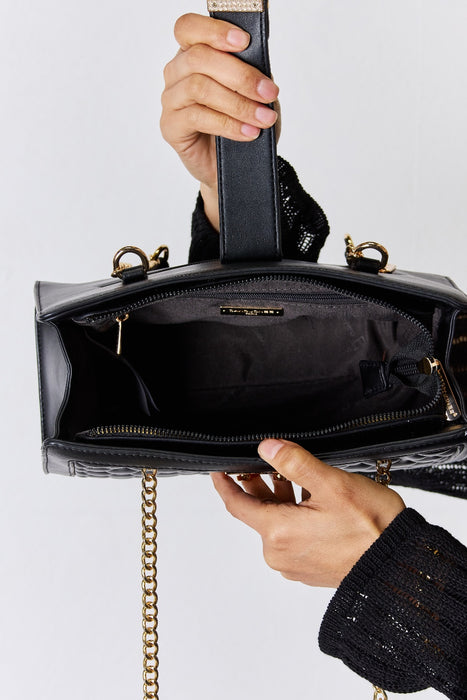 PanacheProse David Jones Quilted PU Leather Handbag