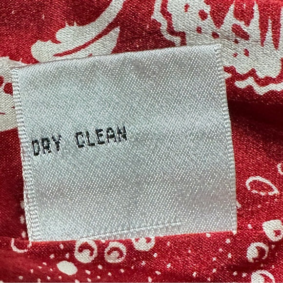 Talbots Red Button-Front Cardigan Silk Blend Sweater - Size M (Pre-Loved) | PanacheProse