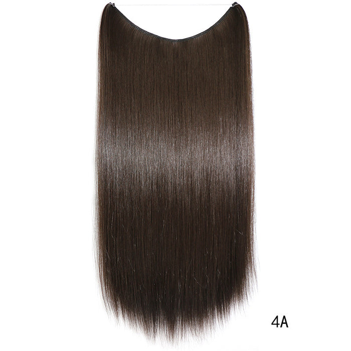 22" Invisible Wire Hair Extensions  Silky Straight & Seamless