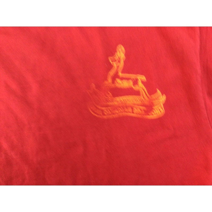 Vintage Fruit Of The Loom Women's Red Round Neck Short Sleeve T-Shirts Size  XXL