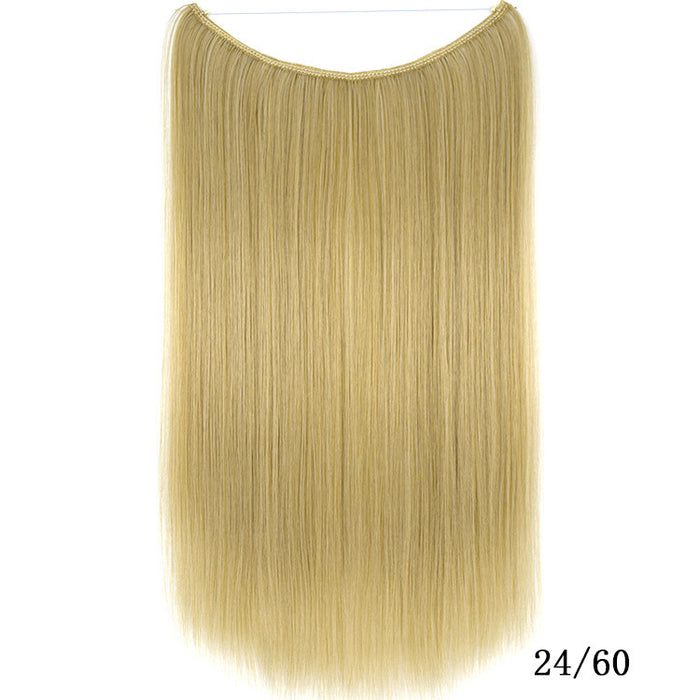 22" Invisible Wire Hair Extensions  Silky Straight & Seamless