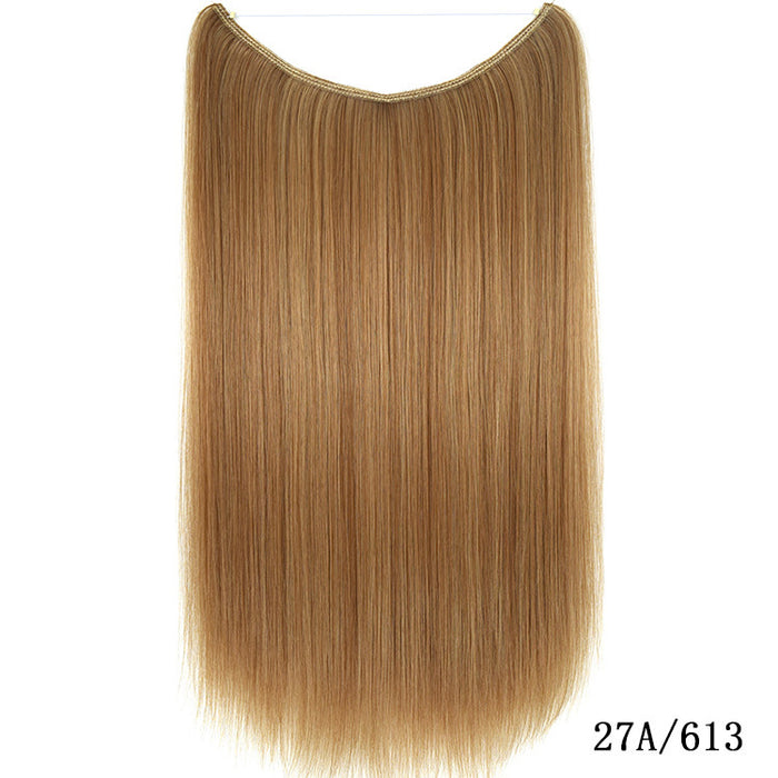 22" Invisible Wire Hair Extensions  Silky Straight & Seamless