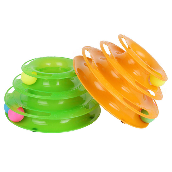 Interactive Cat Ball Toy – Engaging Stacked Play for Active Kitties