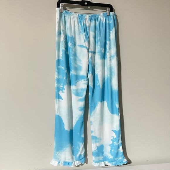 2-Piece Women’s Casual Tie-Dye Crew Neck Sweatshirt Set - from PanacheProse