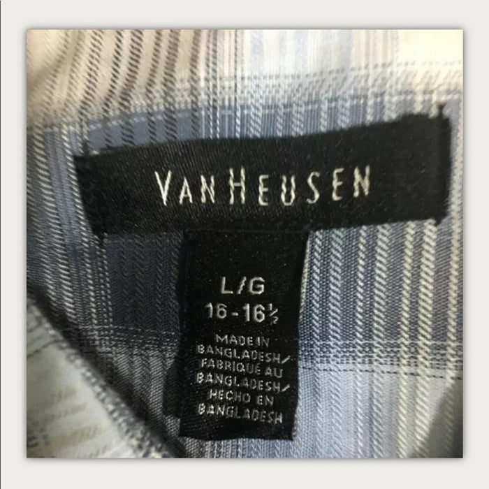 VanHeuse Men’s Chambray Short Sleeve  Shirt