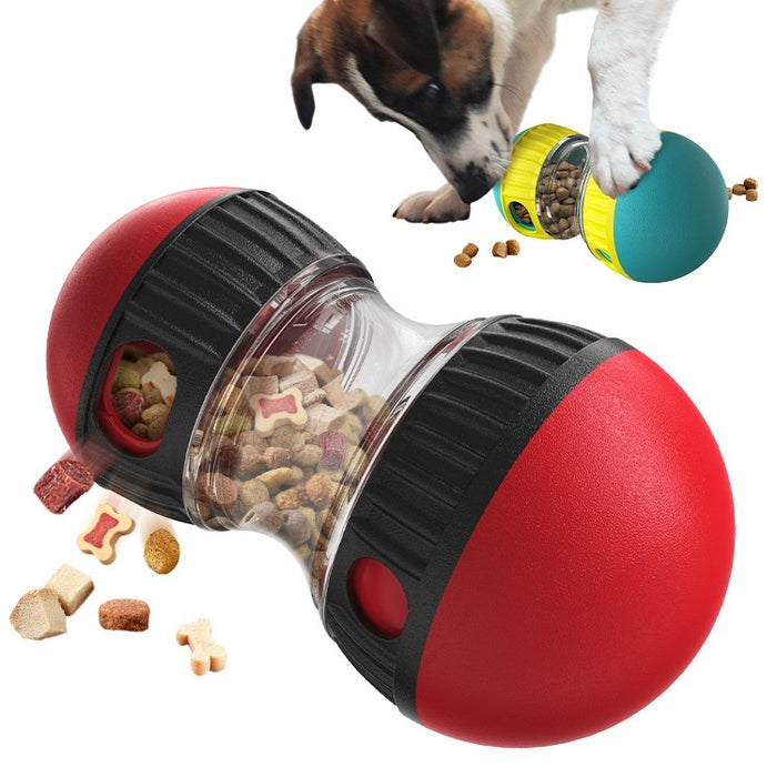 Interactive Food Dispensing Dog Toy Tumbler Puzzle for Small to Medium Dogs