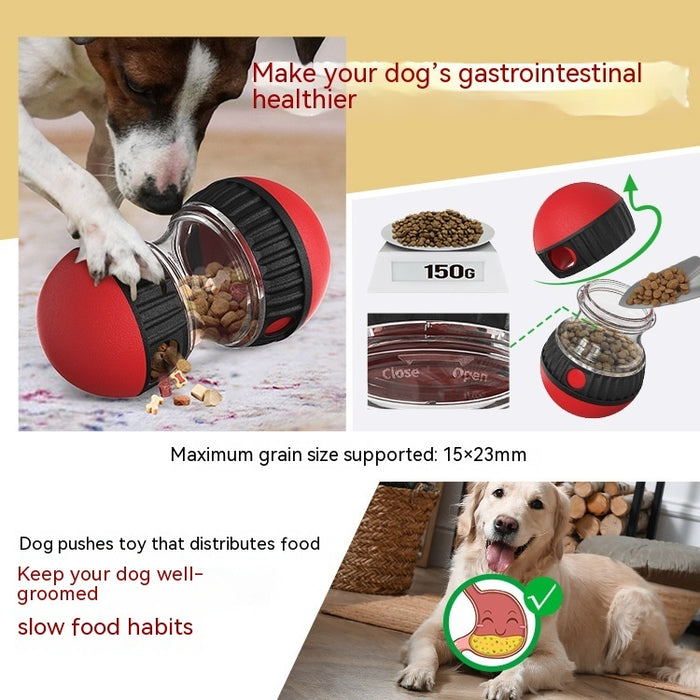 Interactive Food Dispensing Dog Toy Tumbler Puzzle for Small to Medium Dogs