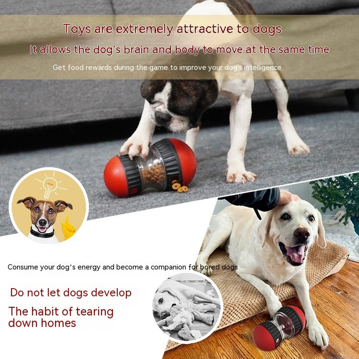 Interactive Food Dispensing Dog Toy Tumbler Puzzle for Small to Medium Dogs