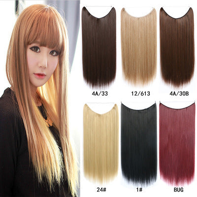 22" Invisible Wire Hair Extensions  Silky Straight & Seamless