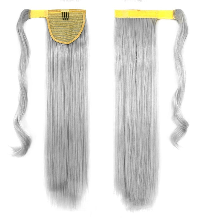 24" Velcro Straight Ponytail Extension  Instant Volume & Style