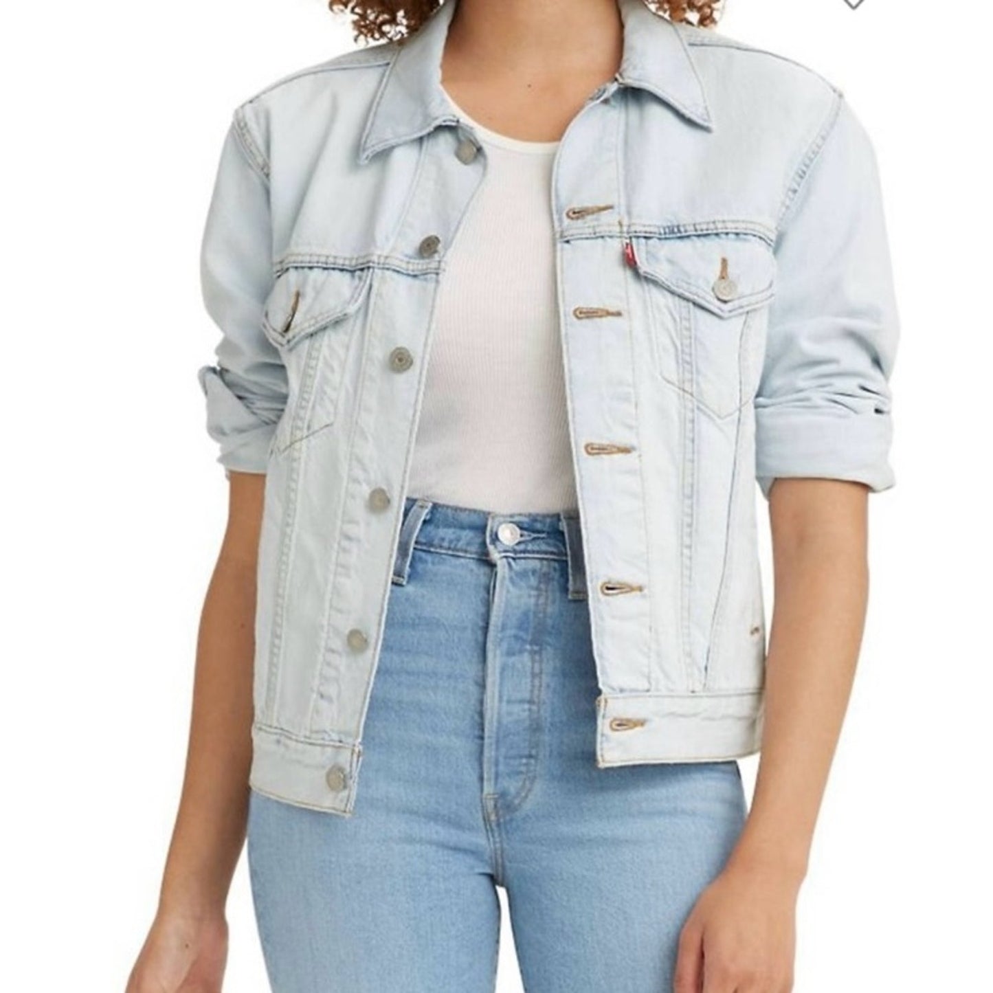 Levi’s Women’s Ex-Boyfriend Denim Trucker Jacket - Size XL