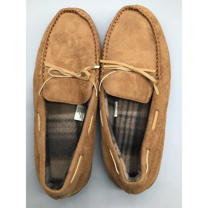 Gold Toe Cozy Moc Toe Slippers Men’s Shoes Brown Comfort Casual  Size 8