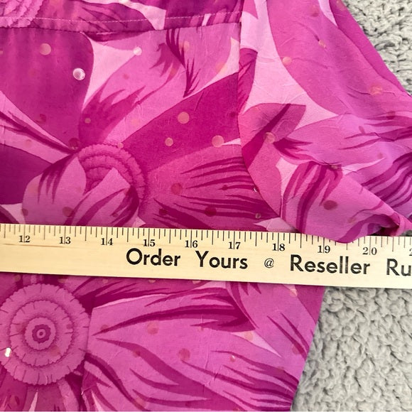 Lemon Grass Studio Women’s Short Sleeve Shirt Size S