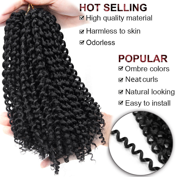 African Crochet Hair Extensions - 10 inches (25cm)