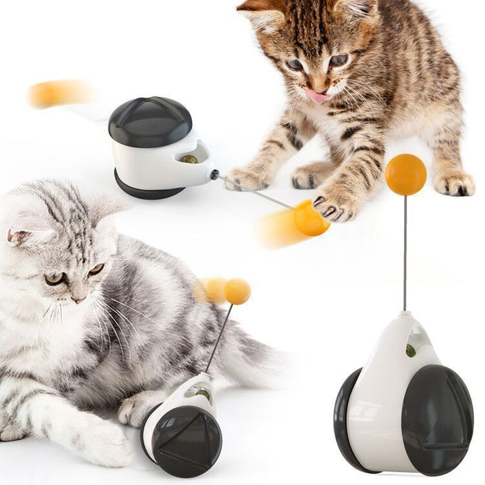 Automatic Cat Teaser Ball  Interactive Smart Pet Toy for Endless Feline Fun