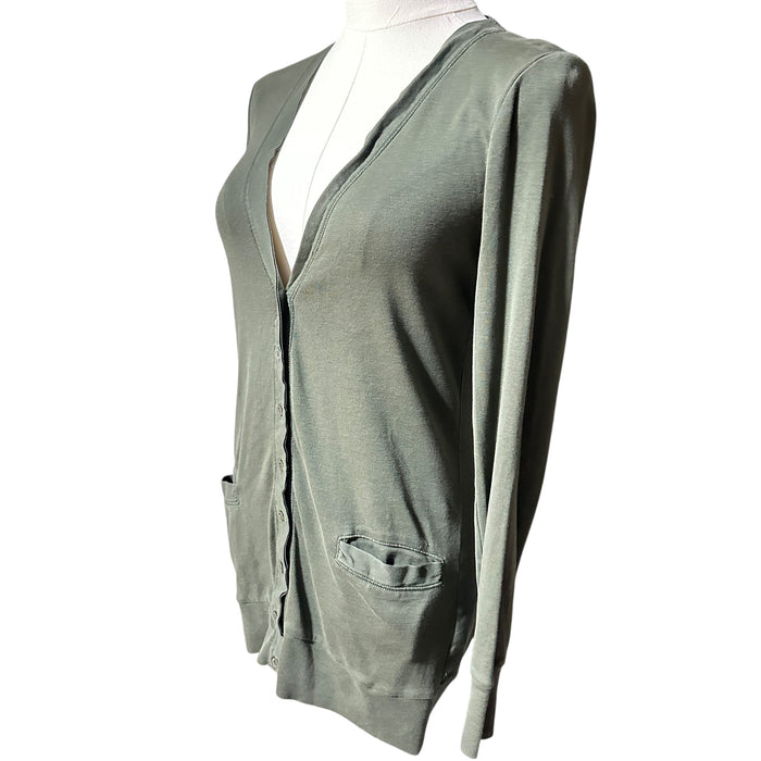 J.Crew Green “Perfect Fit” V-Neck Cardigan – Size S (Pre-Loved)