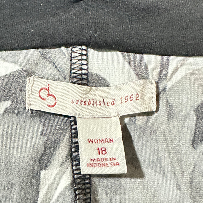 Lovingly worn Lane Bryant Abstract Print Collared Dress – Size 1X