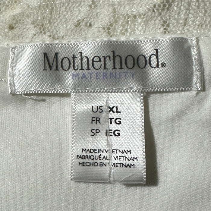 Pre-Loved Motherhood Maternity White Lace Dress – Size 1X