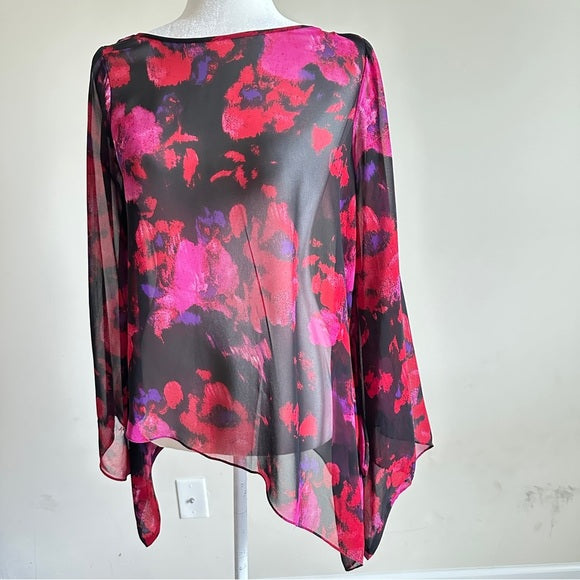 Vince Camuto Floral Blouse – Size XS
