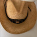 Cowboy Women’s Stone Band Raffia Hat ⭐️⭐️⭐️⭐️⭐️NEW