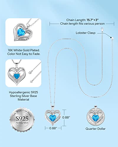 S925 Sterling Silver Necklace for Women: