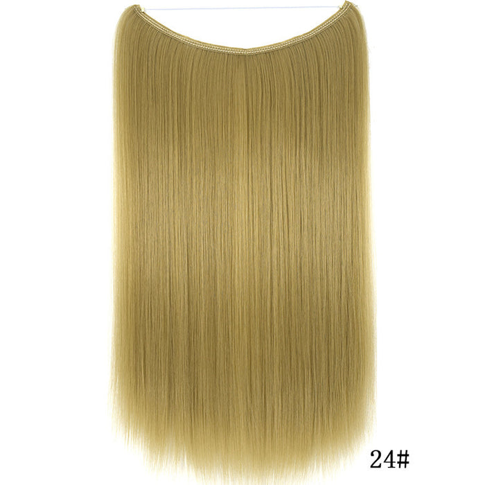 22" Invisible Wire Hair Extensions  Silky Straight & Seamless