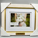NET I Do Wedding Real Wood Gold and White Photo Frame - Size 5 X 7,  from PanacheProse