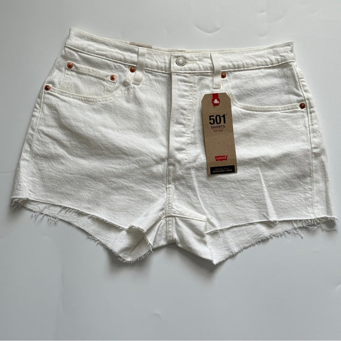 Levi's Size 31 Women's 501 High Rise Shorts - In The Clouds (Free Shipping)