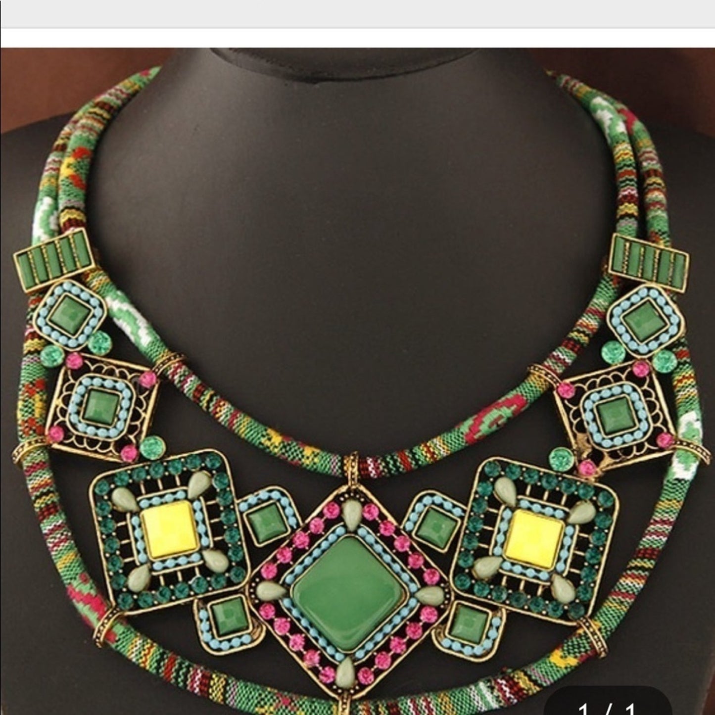 Bohemian Vintage  Festival Trend Short Necklace