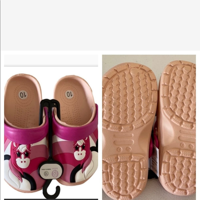 Girl's Cute Clogs Cute Clog Cartoon Slides Sandals Garden Slip On Size 10