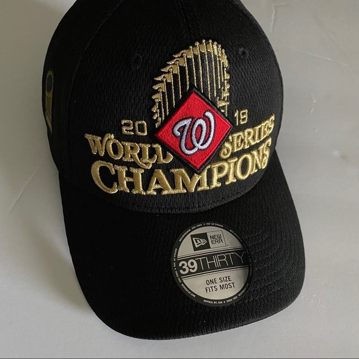 New Era 39THIRTY 2019 World Series Champions Locker Room Men's Flex Hat …